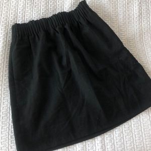 JCrew elastic skirt (black) size 00